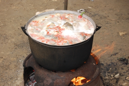 Borş de peşte - Fischsuppe